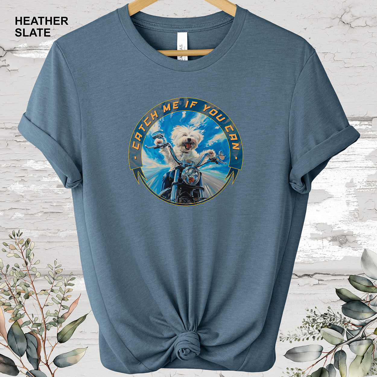 Maltese 'Catch me if you can' T shirt