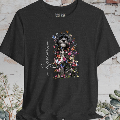 Maltese #2 Floral Personalised T shirt