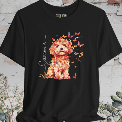 Maltese #4 Floral Personalised T shirt