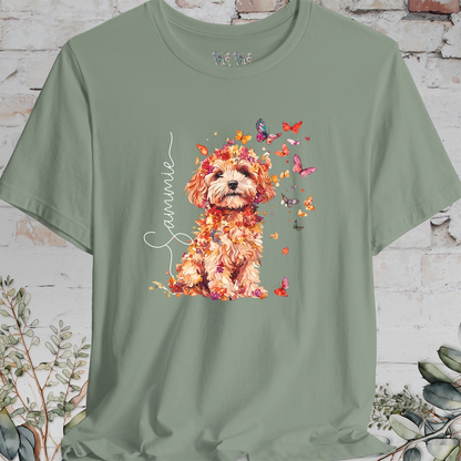 Maltese #4 Floral Personalised T shirt
