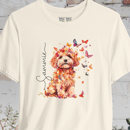 Maltese #4 Floral Personalised T shirt