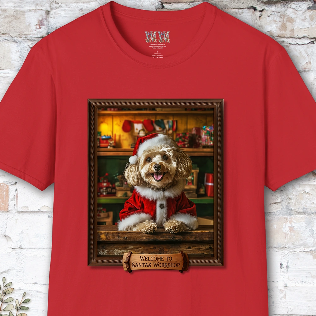 Maltipoo #2 Santa's Workshop Unisex T shirt