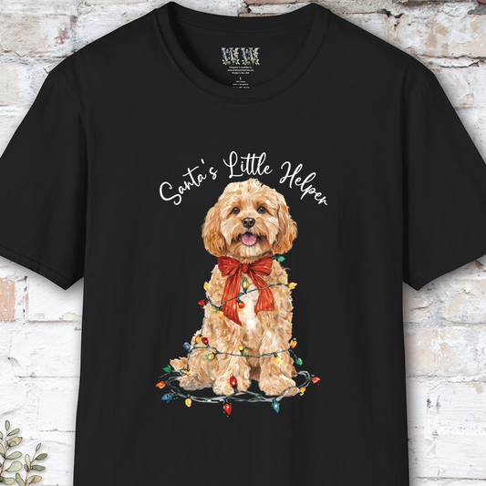 Maltipoo/Cavapoo #1 Santa's little helper. unisex T shirt