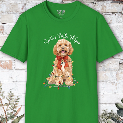 Maltipoo/Cavapoo #1 Santa's little helper. unisex T shirt