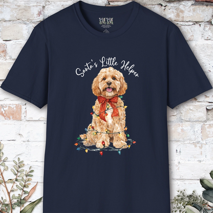Maltipoo/Cavapoo #1 Santa's little helper. unisex T shirt