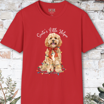 Maltipoo/Cavapoo #1 Santa's little helper. unisex T shirt