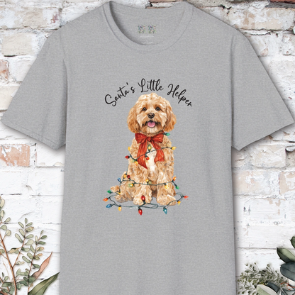 Maltipoo/Cavapoo #1 Santa's little helper. unisex T shirt