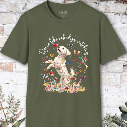 Maltipoo "Dance like nobody's watching" unisex T shirt