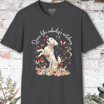 Maltipoo "Dance like nobody's watching" unisex T shirt