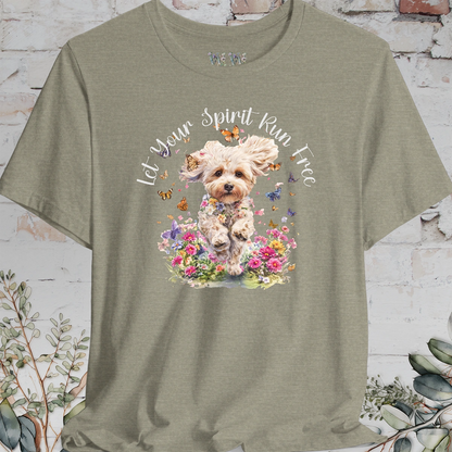 Maltipoo 'Let your spirit run free' T shirt