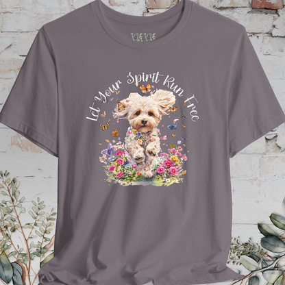 Maltipoo 'Let your spirit run free' T shirt