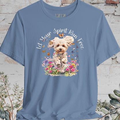 Maltipoo 'Let your spirit run free' T shirt