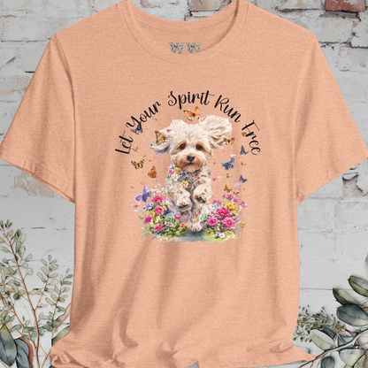 Maltipoo 'Let your spirit run free' T shirt
