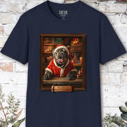 Mastiff Santa's Workshop Unisex T shirt