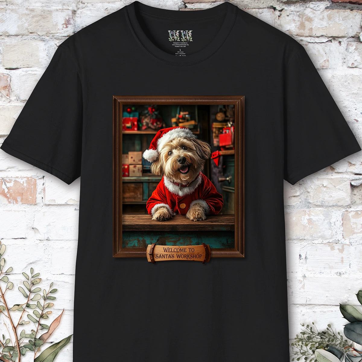 Moodle Santa's Workshop Unisex T shirt