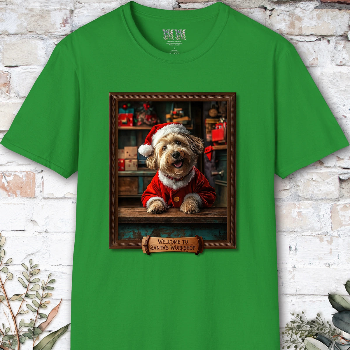 Moodle Santa's Workshop Unisex T shirt