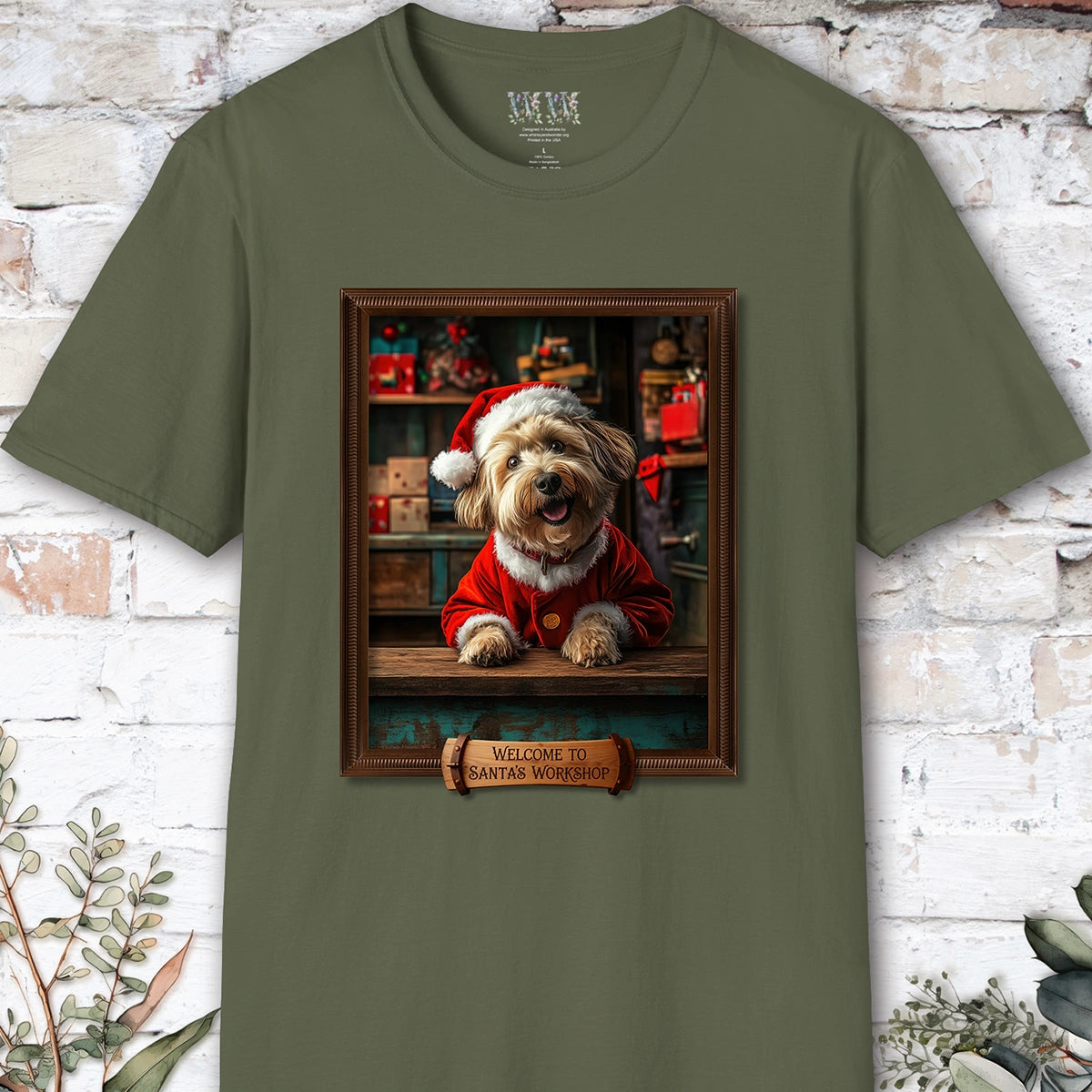 Moodle Santa's Workshop Unisex T shirt