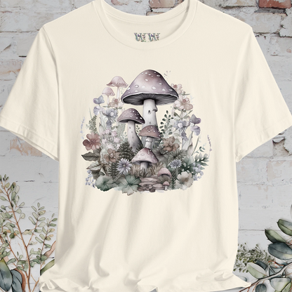 Mushroom & Flowers Unisex T shirt