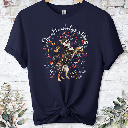 Shiba Inu #1 "Dance like nobody's watching" unisex T shirt