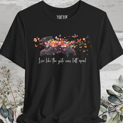 Newfoundland - Live like the gate was left open T shirt