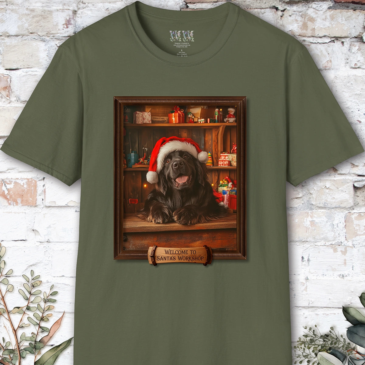 Newfoundland Santa's Workshop Unisex T shirt
