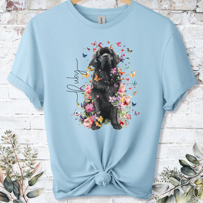 Newfoundland #2 Floral peronalised unisex T shirt