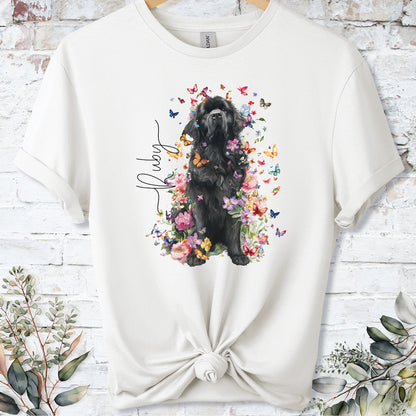 Newfoundland #2 Floral peronalised unisex T shirt