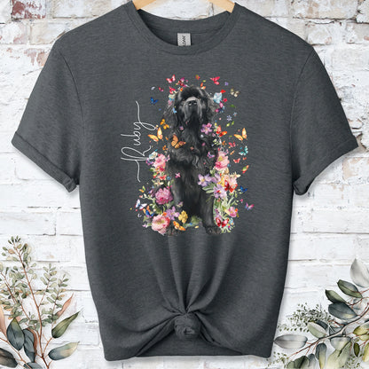 Newfoundland #2 Floral peronalised unisex T shirt