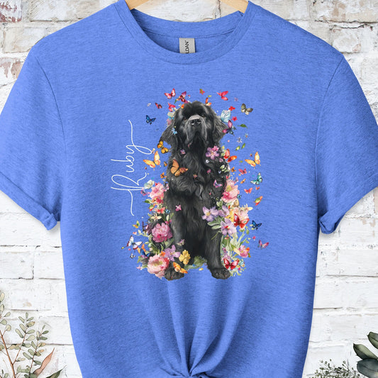 Newfoundland #2 Floral peronalised unisex T shirt