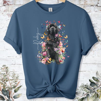 Newfoundland #2 Floral peronalised unisex T shirt