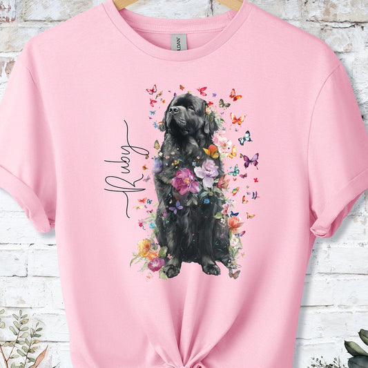 Newfoundland #3 Floral peronalised unisex T shirt