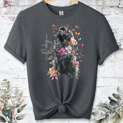 Newfoundland #3 Floral peronalised unisex T shirt