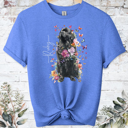 Newfoundland #3 Floral peronalised unisex T shirt