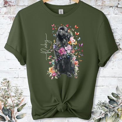 Newfoundland #3 Floral peronalised unisex T shirt