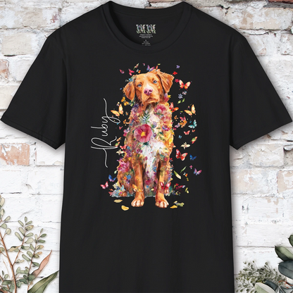 Nova Scotia Duck Tolling Retriever #2 floral, unisex T-Shirt