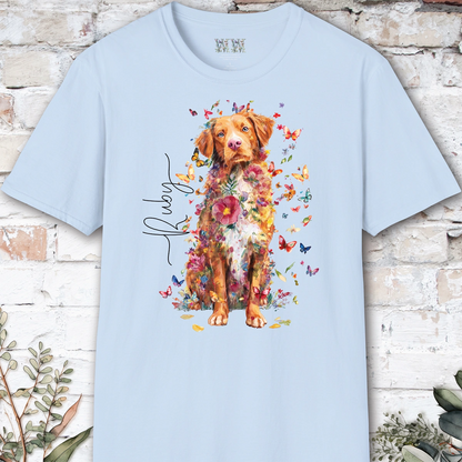 Nova Scotia Duck Tolling Retriever #2 floral, unisex T-Shirt