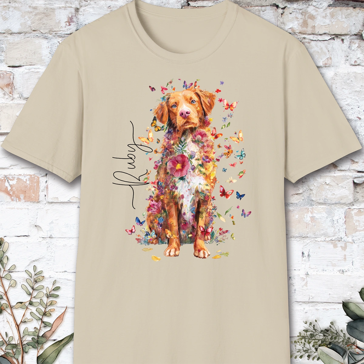 Nova Scotia Duck Tolling Retriever #2 floral, unisex T-Shirt
