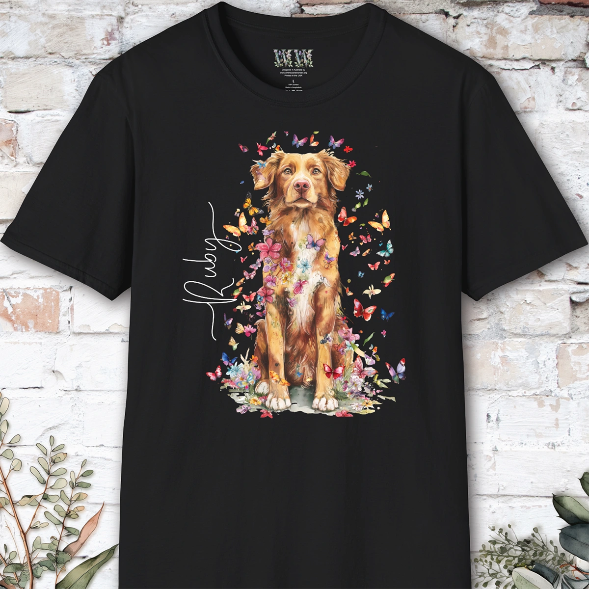 Nova Scotia Duck Tolling Retriever #3 floral, unisex T-Shirt