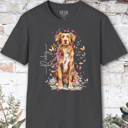 Nova Scotia Duck Tolling Retriever #3 floral, unisex T-Shirt