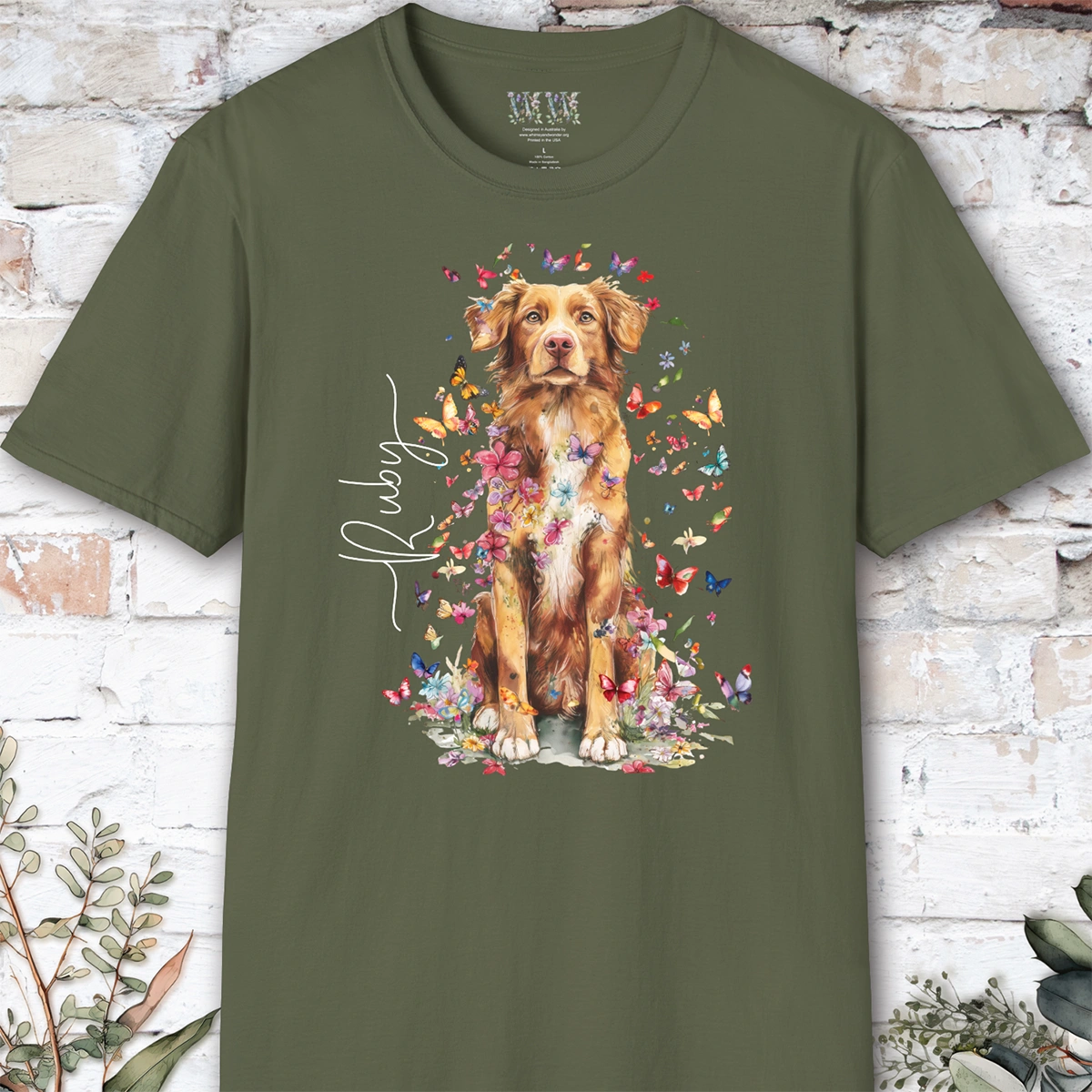 Nova Scotia Duck Tolling Retriever #3 floral, unisex T-Shirt