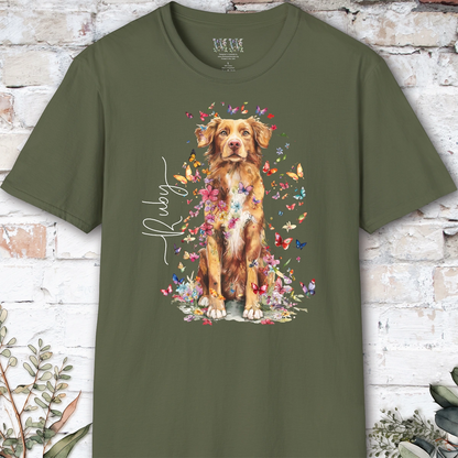 Nova Scotia Duck Tolling Retriever #3 floral, unisex T-Shirt