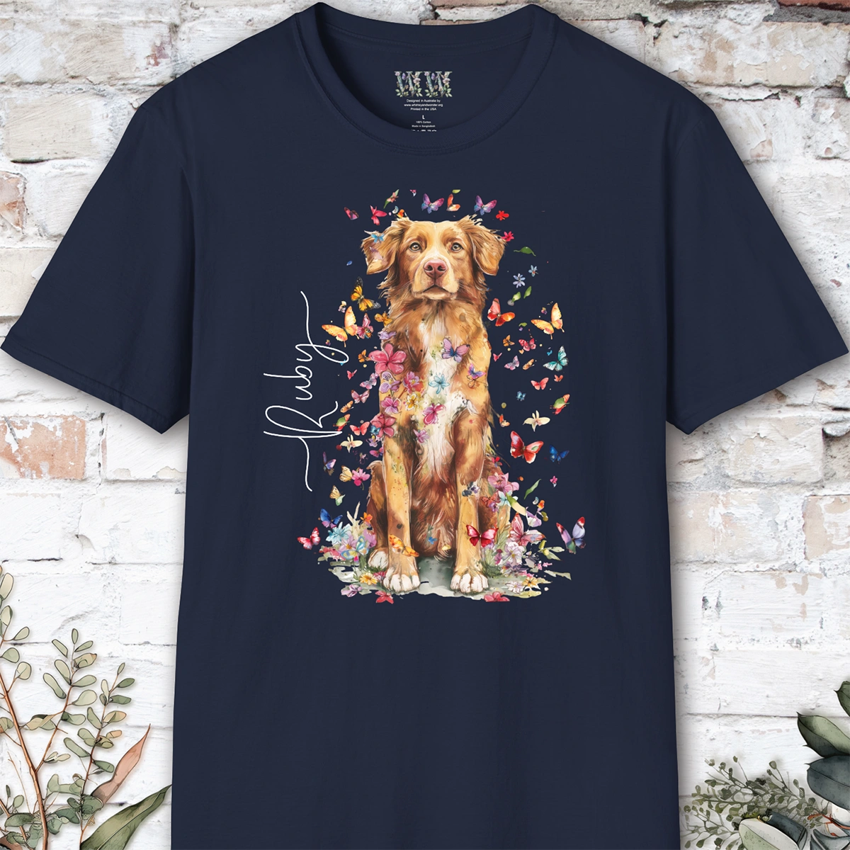 Nova Scotia Duck Tolling Retriever #3 floral, unisex T-Shirt
