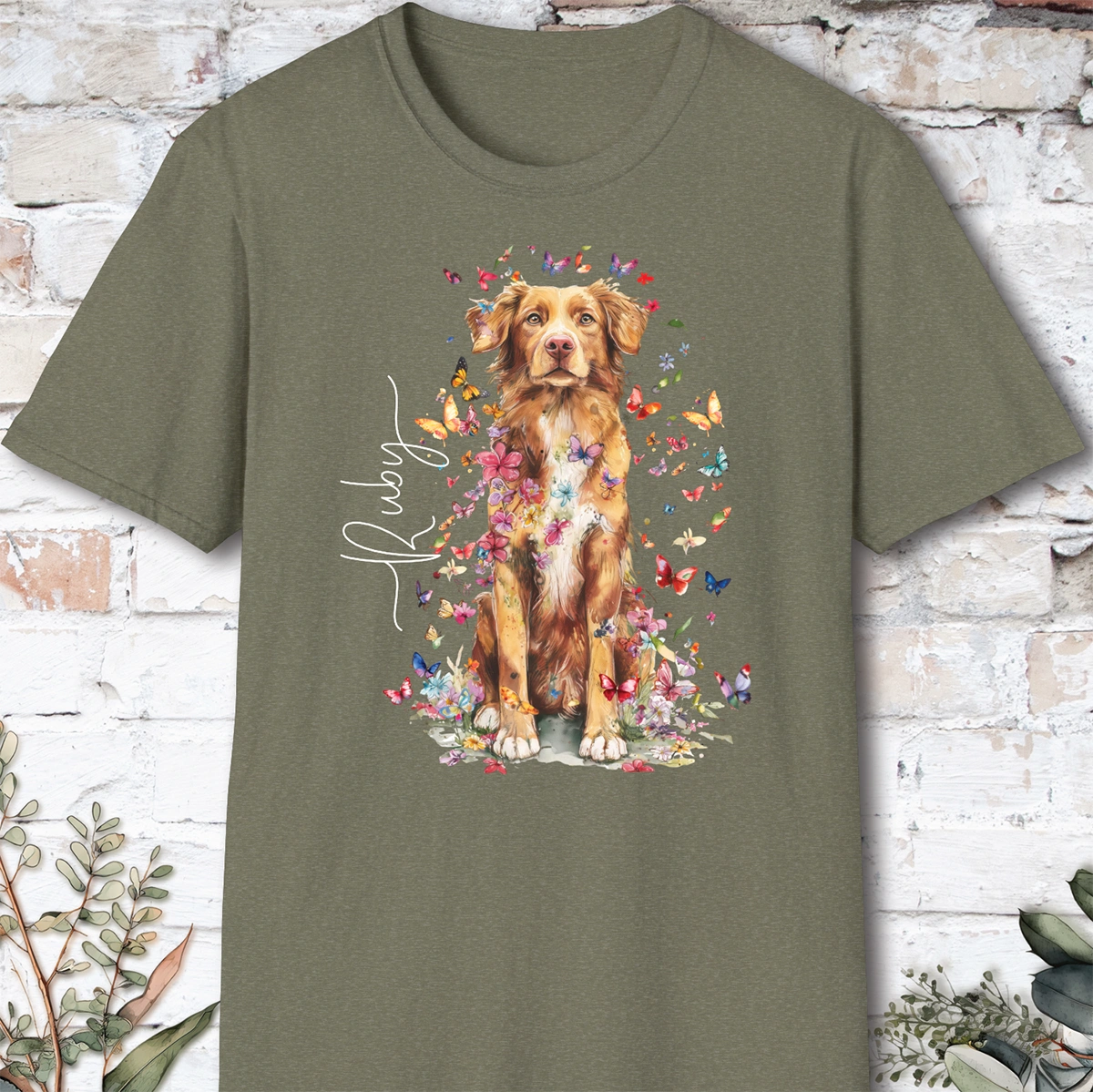 Nova Scotia Duck Tolling Retriever #3 floral, unisex T-Shirt