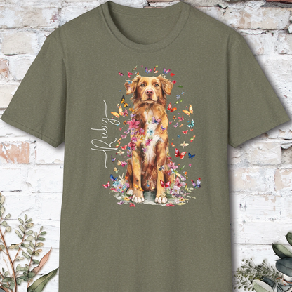 Nova Scotia Duck Tolling Retriever #3 floral, unisex T-Shirt