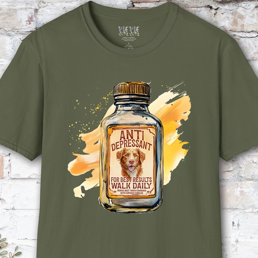 Nova Scotia Duck Tolling Retreiver, Antidepressant unises T shirt