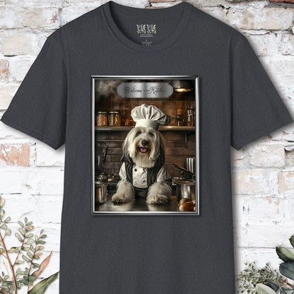 Old English Sheepdog Chef Unisex T shirt