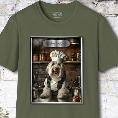 Old English Sheepdog Chef Unisex T shirt