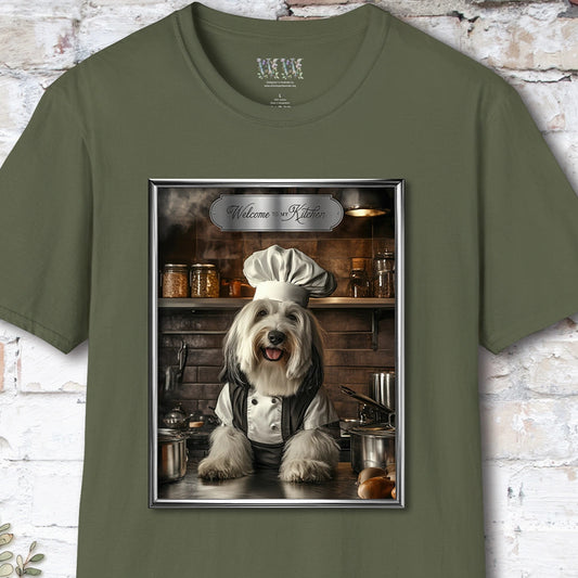 Old English Sheepdog Chef Unisex T shirt