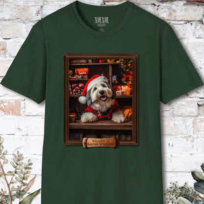 Old English Sheepdog #1 Santa's Workshop Unisex T shirt