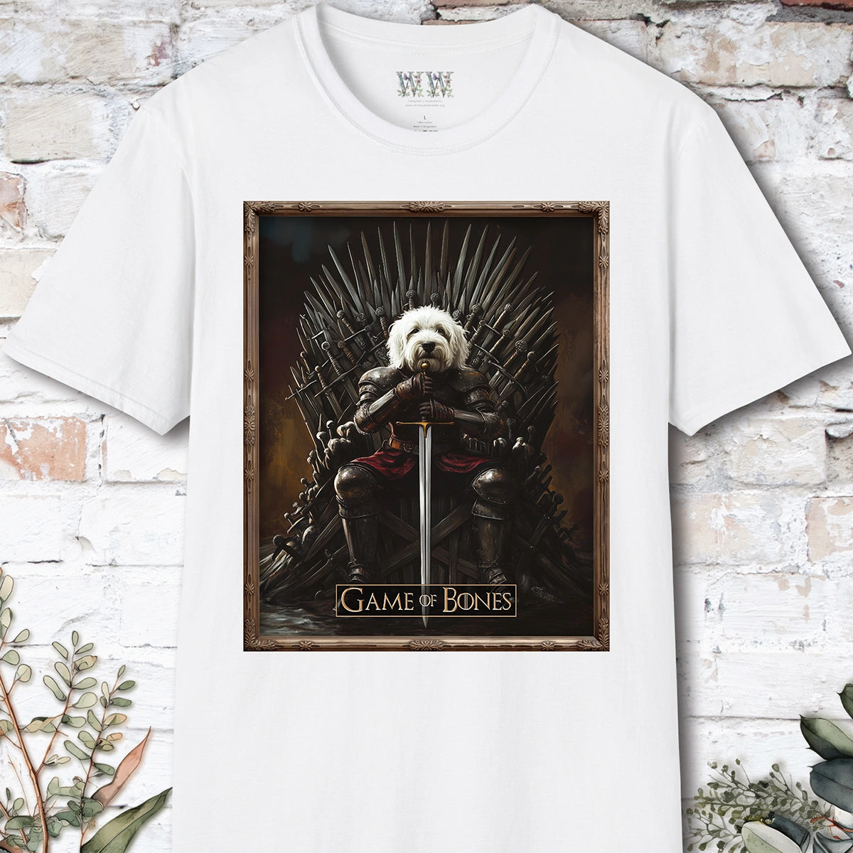 Old English Sheepdog, Game of Bones, Unisex T shirt